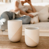 Coffee cup | half white - Studio Blooming
