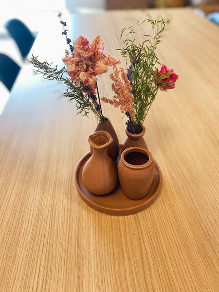 Terracotta vaasjes - Studio Blooming